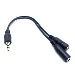 AD-J-M2F Baobab 3.5MM Male Stereo to 2 Female Stereo Y Splitter Cable (1M to 2F)