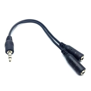 Baobab 3-5MM Male Stereo to 2 Female Stereo Y Splitter Cable (1M to 2F)